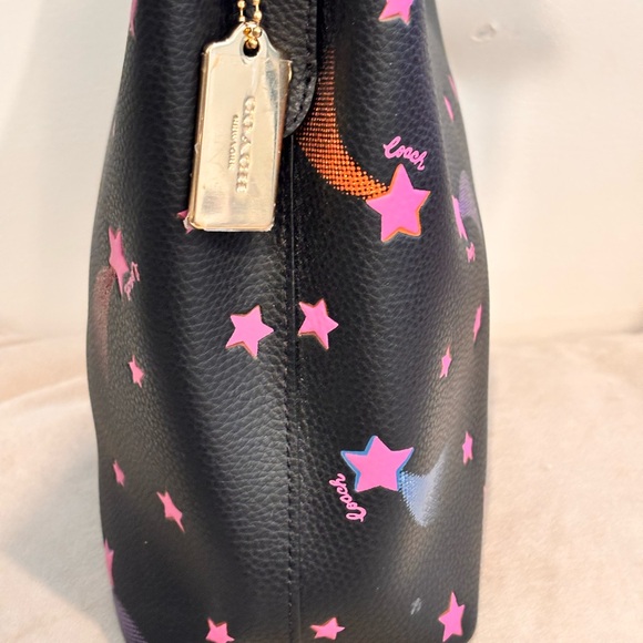 COACH NWOT Small Town Disco Star Print Bucket Bag (style C7245) NEW - Picture 14 of 15